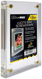 Ultra Pro UV Protected Lucite 130pt Screwdown Trading Sports & Entertainment Card Holder Protector Case