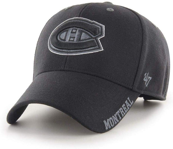 Men's Montreal Canadiens Defrost MVP Adjustable Hat Cap Black White One Size Fits Most - Bleacher Bum Collectibles, Toronto Blue Jays, NHL , MLB, Toronto Maple Leafs, Hat, Cap, Jersey, Hoodie, T Shirt, NFL, NBA, Toronto Raptors