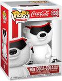 FunKo Pop! 90's Coca Cola Polar Bear with Bottle  #158 Toy Figure Brand Ad Icons