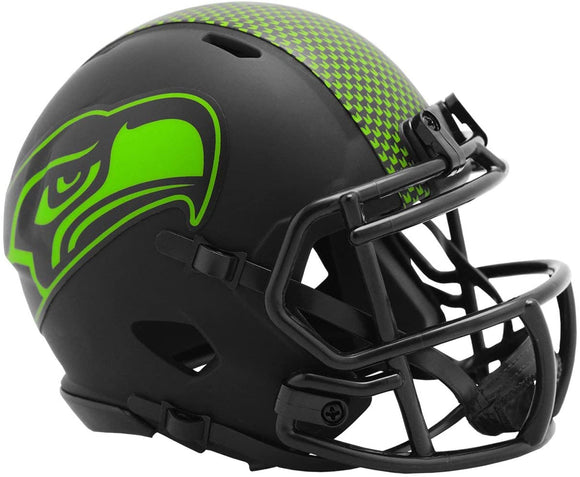 NFL Football Riddell Seattle Seahawks Alternate Eclipse Mini Revolution Speed Replica Helmet