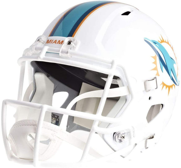 NFL Football Riddell Miami Dolphins Full Size Revolution Speed Replica Helmet