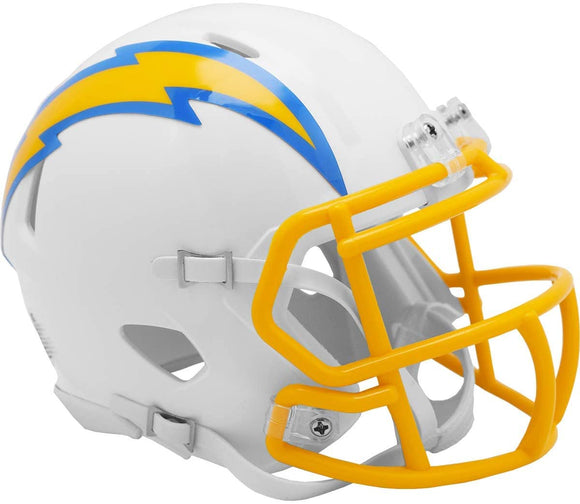 NFL Football Riddell Los Angeles Chargers Mini Revolution Speed Replica Helmet