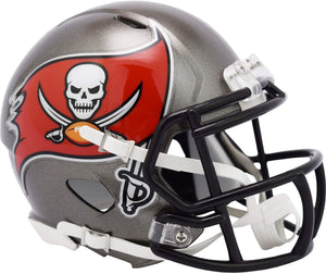 NFL Football Riddell Tampa Bay Buccaneers Mini Revolution Speed Replica Helmet