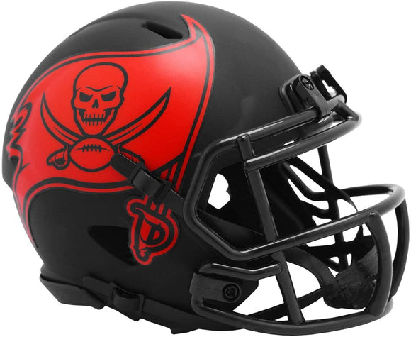NFL Football Riddell Tampa Bay Buccaneers Alternate Eclipse Mini Revolution Speed Replica Helmet