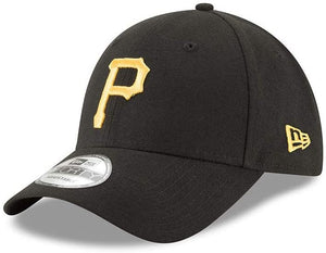 Pittsburgh Pirates New Era Men's League 9Forty MLB Baseball Adjustable Hat - Black