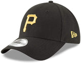 Pittsburgh Pirates New Era Men's League 9Forty MLB Baseball Adjustable Hat - Black