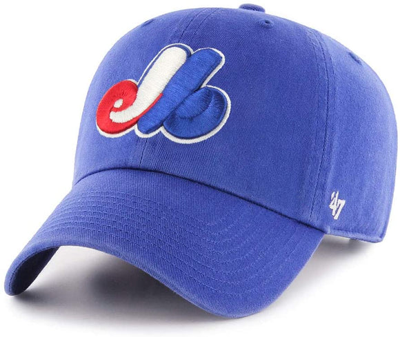 Montreal Expos Adjustable Strap Clean Up Adjustable One Size Hat Cap 47 Brand