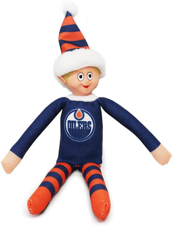 Edmonton Oilers NHL Hockey Team Elves Winner's Workshop Moveable Figure