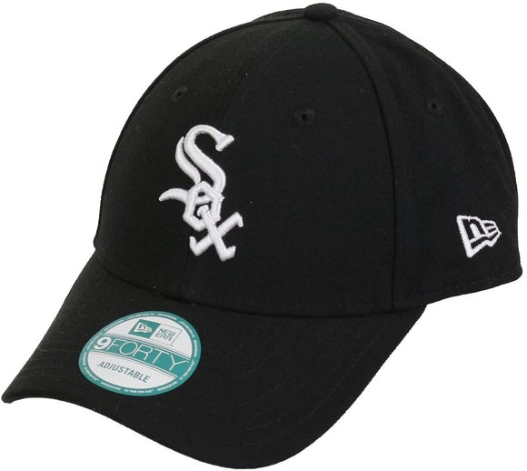 Chicago White Sox New Era Men's League 9Forty MLB Baseball Adjustable Hat - Black