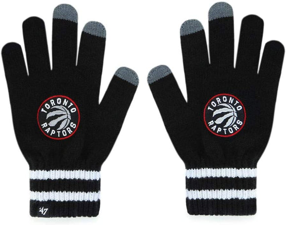 Men's Toronto Raptors NBA Basketball Static Winter Acrylic Gloves One Size Fits Most