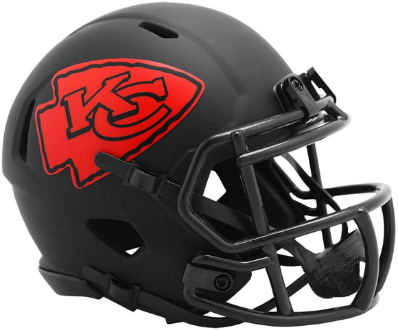 NFL Football Riddell Kansas City Chiefs Alternate Eclipse Mini Revolution Speed Replica Helmet