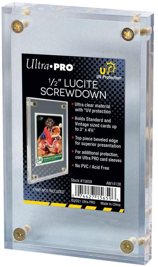 Ultra Pro UV Protected Lucite 1/2