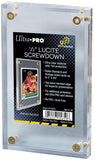 Ultra Pro UV Protected Lucite 1/2" Screwdown Trading Sports & Entertainment Card Holder Protector Case