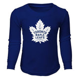 Toronto Maple Leafs 2 Piece Toddler Pyjamas Blue Primary Logo Shirt & Pants Set - Multiple Sizes