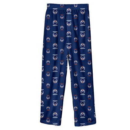 Edmonton Oilers Toddler Printed All Over Logo Navy Pyjama Pants - Multiple Sizes