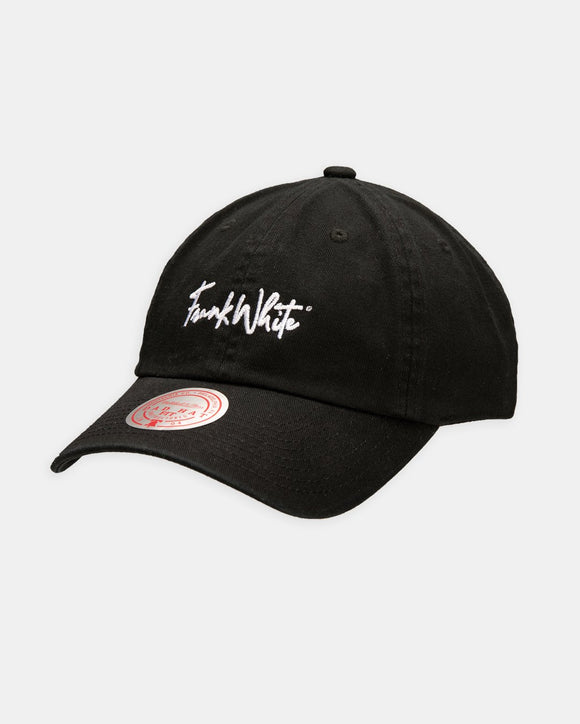 Frank White Notorious B.I.G Collection Script Dad Adjustable Black Hat by Mitchell & Ness