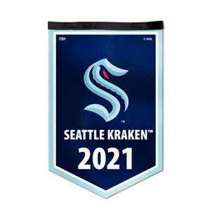 Seattle Kraken 12"x18" Victory Inception 2021 Banner NHL Hockey