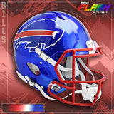 NFL Football Riddell Buffalo Bills Alternate Flash Mini Revolution Speed Replica Helmet