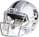 NFL Football Riddell Las Vegas Raiders Full Size Revolution Speed Replica Helmet