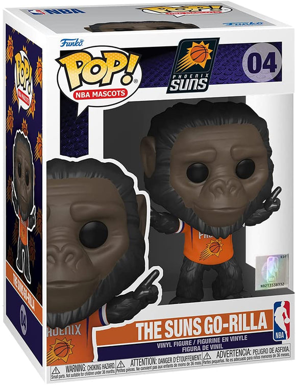 FunKo Pop! Phoenix Suns Mascot Go-Rilla The Gorilla 04 Vinyl Figure NBA Basketball