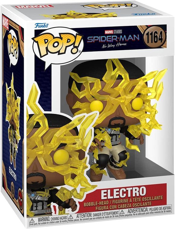 FunKo Pop! Spider-Man No Way Home Electro In Finale Suit #1164 Toy Figure Brand New