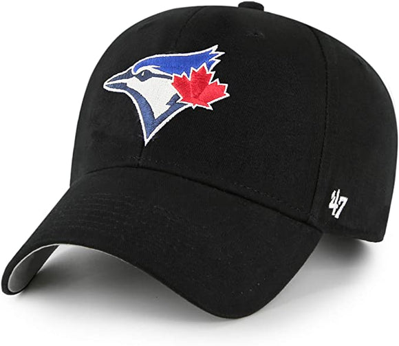 Youth Toronto Blue Jays MLB Youth '47 Mvp Adjustable Strap Black Cap Hat