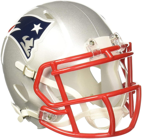 NFL Football Riddell New England Patriots Mini Revolution Speed Replica Helmet