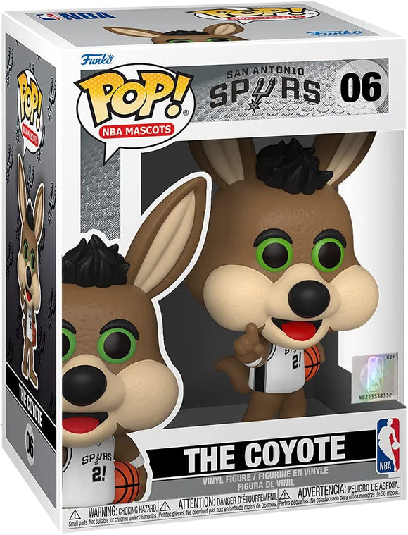 FunKo Pop! San Antonio Mascot The Coyote 06 Vinyl Figure NBA Basketball