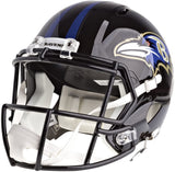 NFL Football Riddell Baltimore Ravens Full Size Revolution Speed Replica Helmet