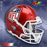 NFL Football Riddell Logo Shield Alternate Flash Mini Revolution Speed Replica Helmet