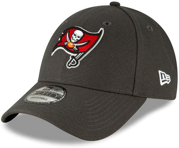 Tampa Bay Buccaneers New Era Men's Grey League 9Forty NFL Football Adjustable Hat