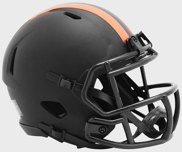 NFL Football Riddell Cleveland Browns Alternate Eclipse Mini Revolution Speed Replica Helmet