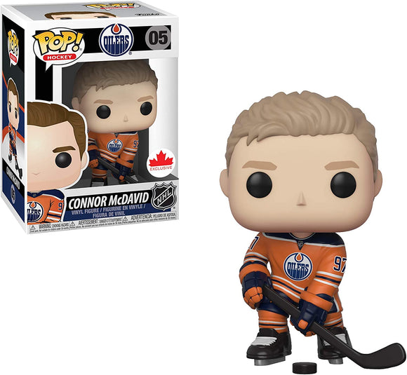 FunKo Pop! Hockey Edmonton Oilers Connor McDavid  #5 Canada Exclusive - Orange