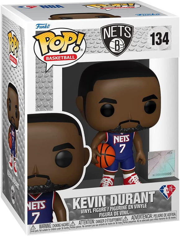 NBA Kevin Durant City Edition 2021 Brooklyn Nets Basketball #134 Pop! Vinyl Action Figure