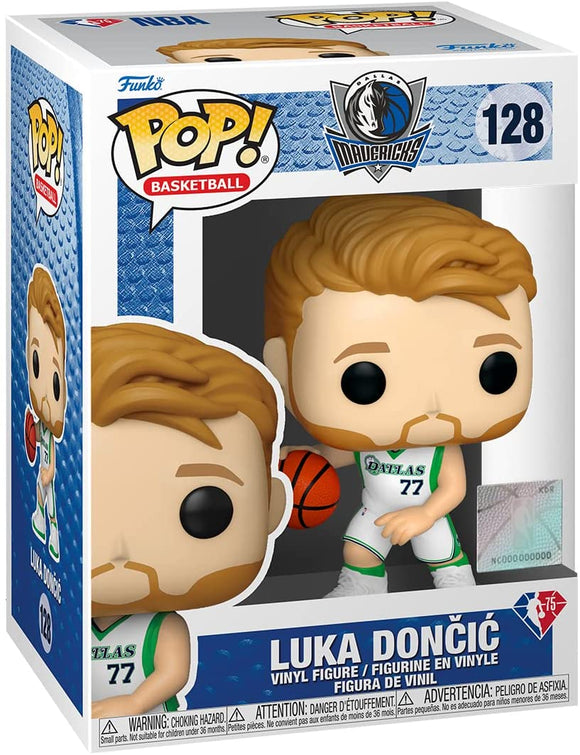 NBA Luca Doncic City Edition 2021 Dallas Mavericks Basketball #128 Pop! Vinyl Action Figure
