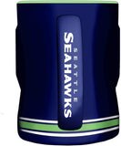 Seattle Seahawks  Primary Logo Navy Green NFL Football 14oz Sculpted C-Handle Mug