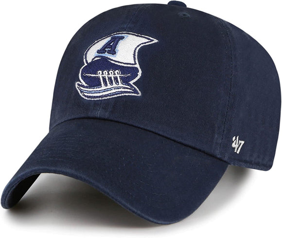 Men's Toronto Argonauts '47 Clean Up Navy Hat Cap NFL Football Adjustable Strap