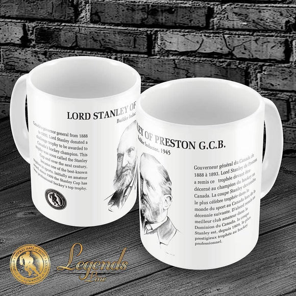 1945 Lord Stanley Preston NHL Legend Hockey Hall of Fame Career Stats 15oz Ceramic Mug