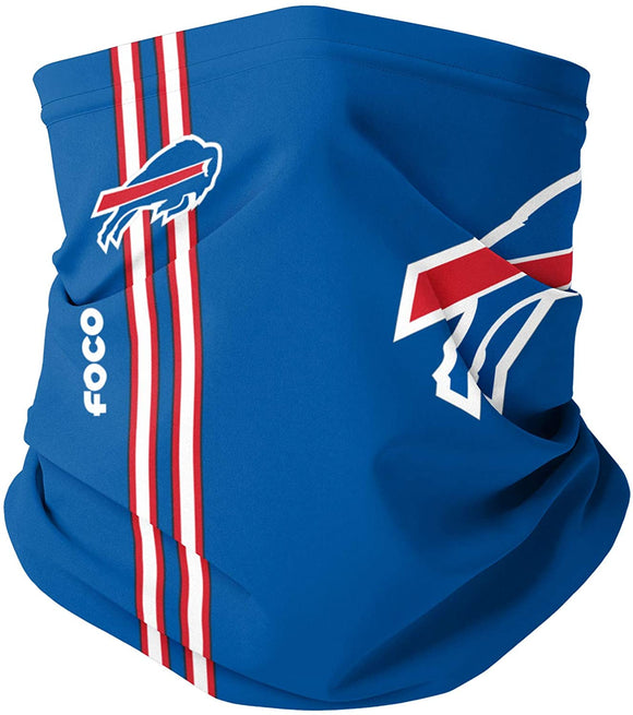 Buffalo Bills NFL Football Adult On-Field Sideline Gaiter Scarf Face Covering