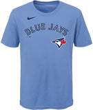 Toronto Blue Jays Vladimir Guerrero Jr. Nike Powder Blue Player Name & Number Child T-Shirt