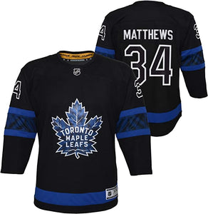 Youth Toronto Maple Leafs Auston Matthews Black Premier Flipside Hockey Jersey - Multiple Sizes