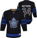 Youth Toronto Maple Leafs Auston Matthews Black Premier Flipside Hockey Jersey - Multiple Sizes
