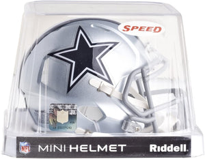 NFL Football Riddell Dallas Cowboys Mini Revolution Speed Replica Helmet