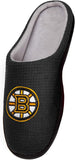 Men's Boston Bruins NHL Hockey Plush Logo Soft Slipper Memory Foam - Multiple Sizes