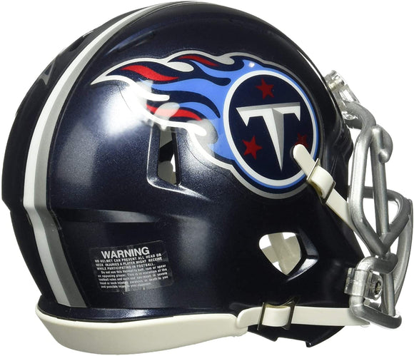 NFL Football Riddell Tennessee Titans Mini Revolution Speed Replica Helmet