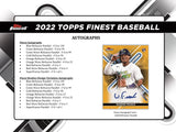 2022 Topps Finest Baseball Hobby Box 2 Mini Boxes Per Hobby Box, 6 Packs Per Mini Box, 5 Cards Per Pack