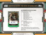 2022 Topps Star Wars: The Book of Boba Fett Hobby Box 7 packs per box, 8 cards per pack