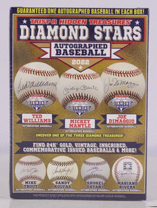 2022 TriStar Hidden Treasures Diamond Stars Autographed Baseball Hobby Box