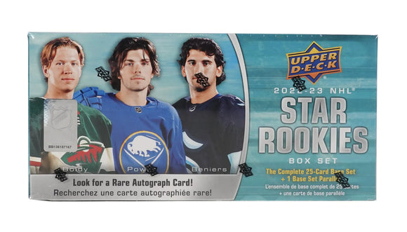 2022/23 Upper Deck NHL Star Rookies Hockey Box Set 1 Pack per Box