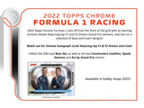 2022 Topps Chrome F1 Formula 1 Hobby Box 18 Packs per Box, 4 Cards per Pack